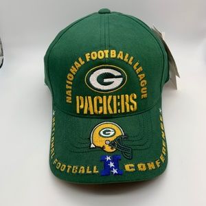 Vintage NFL American Needle Green Bay Packers Logo NFC Hat WITH TAGS!